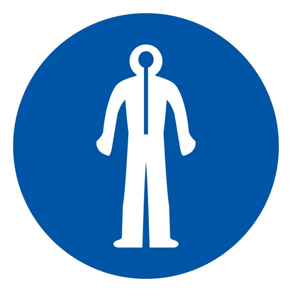Therma Suit Symbol Sign Vektor Illustration Isoliert Auf Weißem Hintergrundetikett — Stockvektor