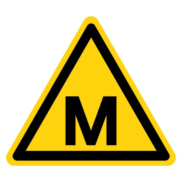 Avertissement Signe Danger Méthane Illustration Vectorielle Isoler Sur Étiquette Fond — Image vectorielle