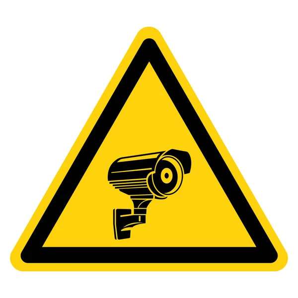 Cctv Security Camera Symbol Sign Vector Illustration Isolate White Background — Stock Vector