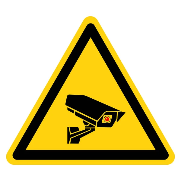 Cctv Security Camera Symbol Sign Vector Illusztráció Izolált Fehér Háttér — Stock Vector