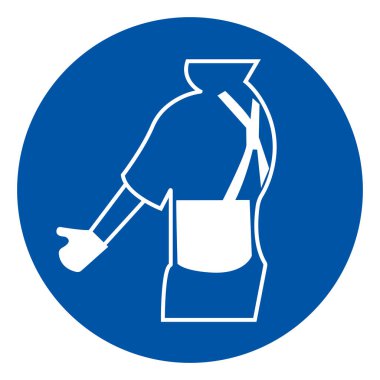 Arka Destek Sembolünü Giyin İşareti, Vektör İllüzyonu, Beyaz Arkaplan Simgesinde İzole Edildi. EPS10 