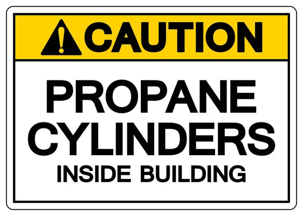2015 Propane Cylinders Building Symbol Sign Vector Illustration Isolate White — 스톡 벡터