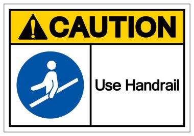 Dikkat Parmaklık Sembolü İşareti, Vektör İllüstrasyonu, Beyaz Arkaplan Etiketinde İzole Edildi. EPS10  