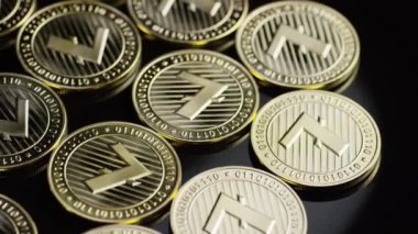 Bitcoins dijital cryptocurrency dönen çekim-Bitcoin Litecoin