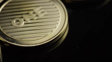 Bitcoins dijital cryptocurrency dönen çekim-Bitcoin Litecoin