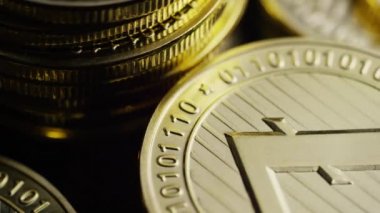Bitcoins dijital cryptocurrency dönen çekim-Bitcoin Litecoin