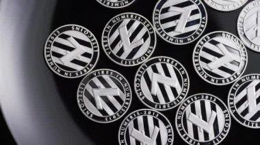 Bitcoins dijital cryptocurrency dönen çekim-Bitcoin Litecoin