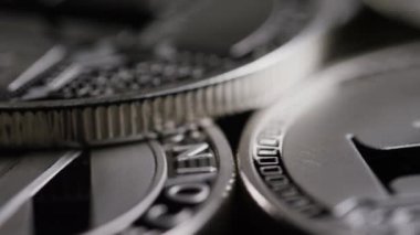 Bitcoins dijital cryptocurrency dönen çekim-Bitcoin Litecoin