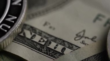 Bitcoins dijital cryptocurrency dönen çekim-Bitcoin Litecoin