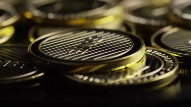 Bitcoins dijital cryptocurrency dönen çekim-Bitcoin Litecoin