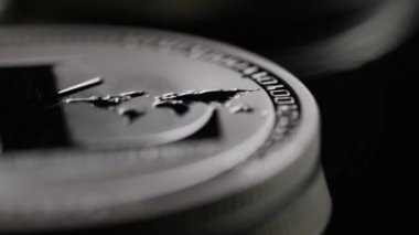 Bitcoins dijital cryptocurrency dönen çekim-Bitcoin Litecoin