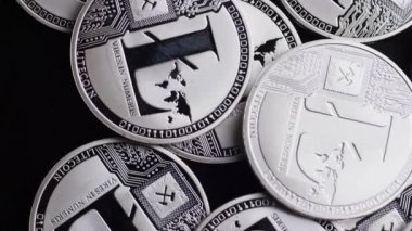 Bitcoins dijital cryptocurrency dönen çekim-Bitcoin Litecoin