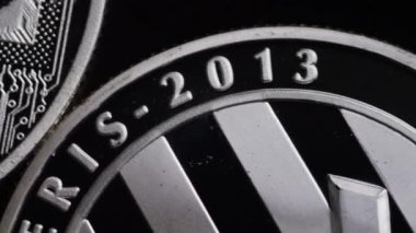 Bitcoins dijital cryptocurrency dönen çekim-Bitcoin Litecoin