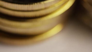 Bitcoins dijital cryptocurrency dönen çekim-Bitcoin karışık