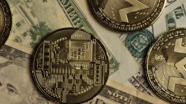 Bitcoins dijital cryptocurrency dönen çekim-Bitcoin monero