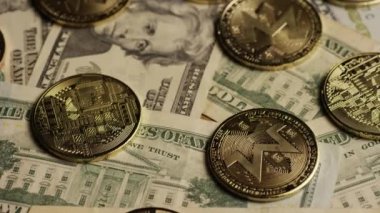 Bitcoins dijital cryptocurrency dönen çekim-Bitcoin monero