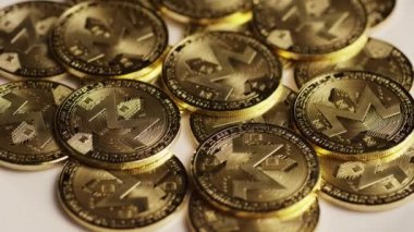 Bitcoins dijital cryptocurrency dönen çekim-Bitcoin monero