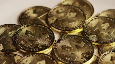 Bitcoins dijital cryptocurrency dönen çekim-Bitcoin monero
