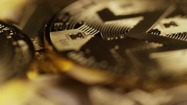 Bitcoins dijital cryptocurrency dönen çekim-Bitcoin monero