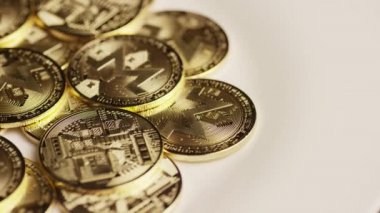 Bitcoins dijital cryptocurrency dönen çekim-Bitcoin monero