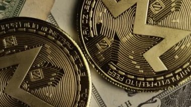 Bitcoins dijital cryptocurrency dönen çekim-Bitcoin monero