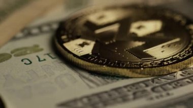 Bitcoins dijital cryptocurrency dönen çekim-Bitcoin monero
