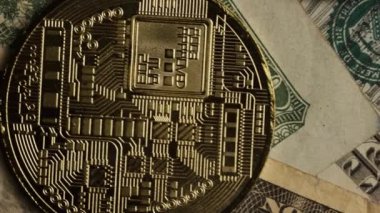 Bitcoins dijital cryptocurrency dönen çekim-Bitcoin monero