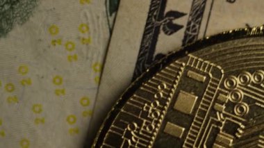 Bitcoins dijital cryptocurrency dönen çekim-Bitcoin monero