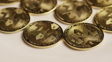 Bitcoins dijital cryptocurrency dönen çekim-Bitcoin monero