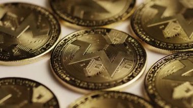 Bitcoins dijital cryptocurrency dönen çekim-Bitcoin monero