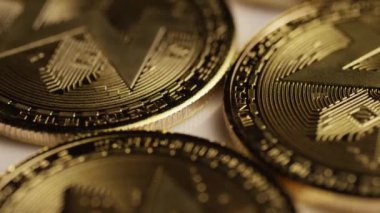 Bitcoins dijital cryptocurrency dönen çekim-Bitcoin monero