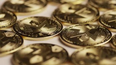 Bitcoins dijital cryptocurrency dönen çekim-Bitcoin monero