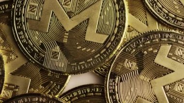Bitcoins dijital cryptocurrency dönen çekim-Bitcoin monero