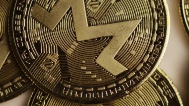 Bitcoins dijital cryptocurrency dönen çekim-Bitcoin monero