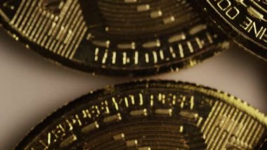 Bitcoins dijital cryptocurrency dönen çekim-Bitcoin monero