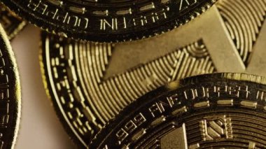 Bitcoins dijital cryptocurrency dönen çekim-Bitcoin monero