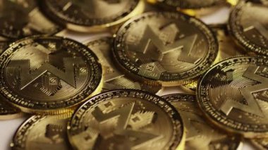 Bitcoins dijital cryptocurrency dönen çekim-Bitcoin monero