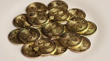 Bitcoins dijital cryptocurrency dönen çekim-Bitcoin monero