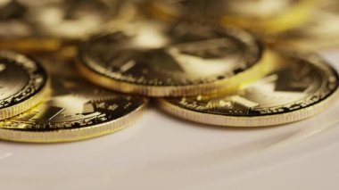 Bitcoins dijital cryptocurrency dönen çekim-Bitcoin monero