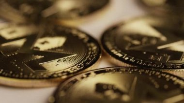 Bitcoins dijital cryptocurrency dönen çekim-Bitcoin monero