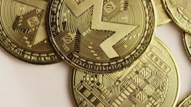 Bitcoins dijital cryptocurrency dönen çekim-Bitcoin monero