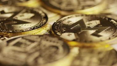 Bitcoins dijital cryptocurrency dönen çekim-Bitcoin monero
