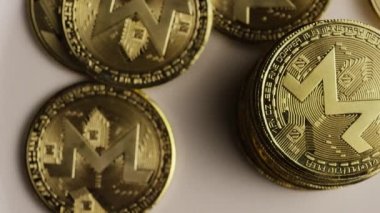 Bitcoins dijital cryptocurrency dönen çekim-Bitcoin monero