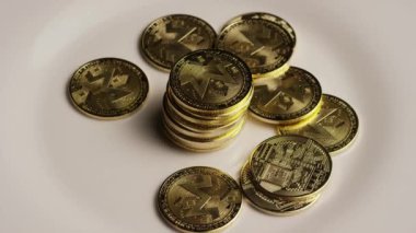 Bitcoins dijital cryptocurrency dönen çekim-Bitcoin monero