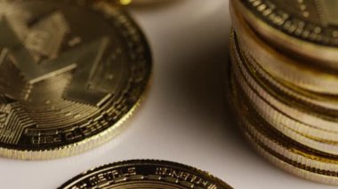 Bitcoins dijital cryptocurrency dönen çekim-Bitcoin monero