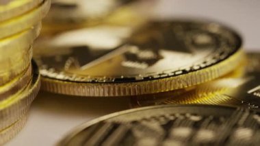 Bitcoins dijital cryptocurrency dönen çekim-Bitcoin monero