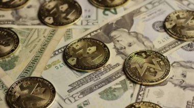 Bitcoins dijital cryptocurrency dönen çekim-Bitcoin monero