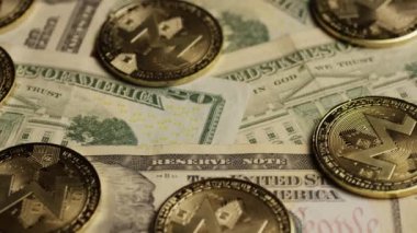 Bitcoins dijital cryptocurrency dönen çekim-Bitcoin monero