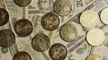 Bitcoins dijital cryptocurrency dönen çekim-Bitcoin monero