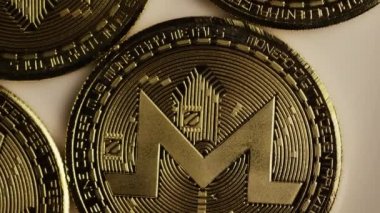 Bitcoins dijital cryptocurrency dönen çekim-Bitcoin monero